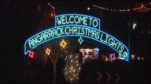 People from all over Cornwall visit Angarrack to enjoy the Christmas lights